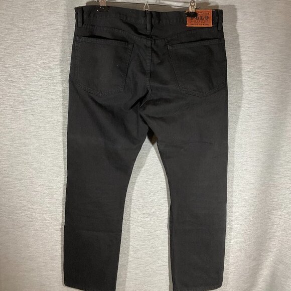 Men's Ralph Lauren Polo Black Jeans, Size 36 x 30 - Picture 2 of 6